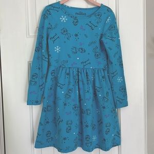 Blue Frozen Elsa Disney Dress, Size 4-5